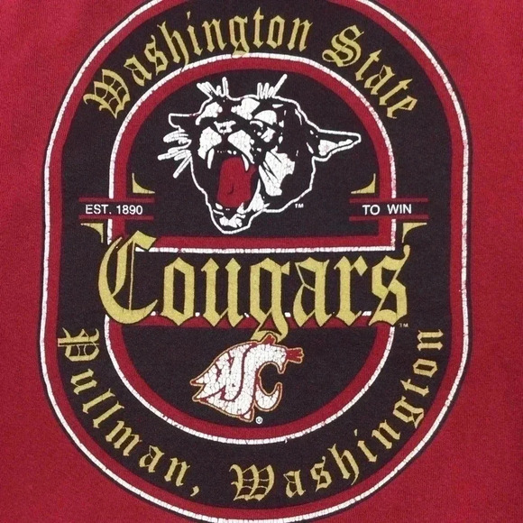 Vintage 90s Washington State cougars crewneck​ - Picture 5 of 5
